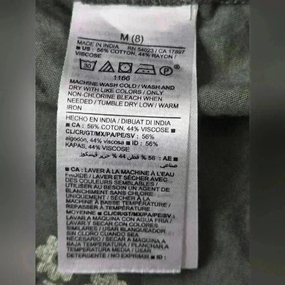 OLD NAVY green flower girls dress size 8  (m) - Picture 6 of 6